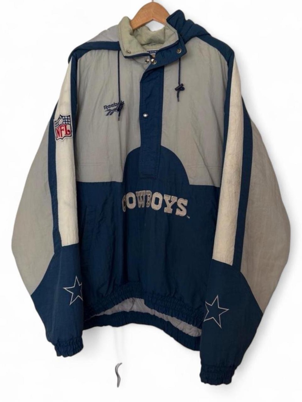 Vintage Dallas Cowboys starter jacket style puffer coat size xxl